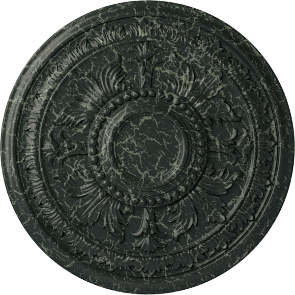 Ekena Millwork Tellson Ceiling Medallion (Fits Canopies up to 6 3/4"), 30 5/8"OD x 2 1/2"P, Painted Turtle Crackle CM30TEPTC - main